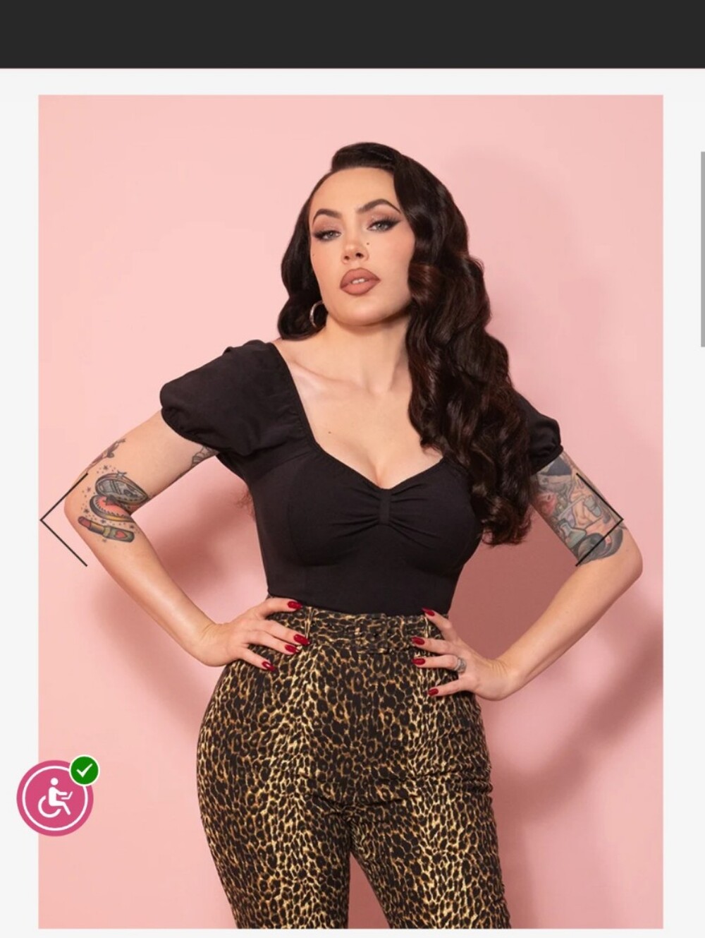 Vixen Powder Puff Top